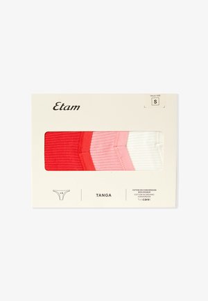 Etam, JOHN 3 PACK - Tanga - cardinal