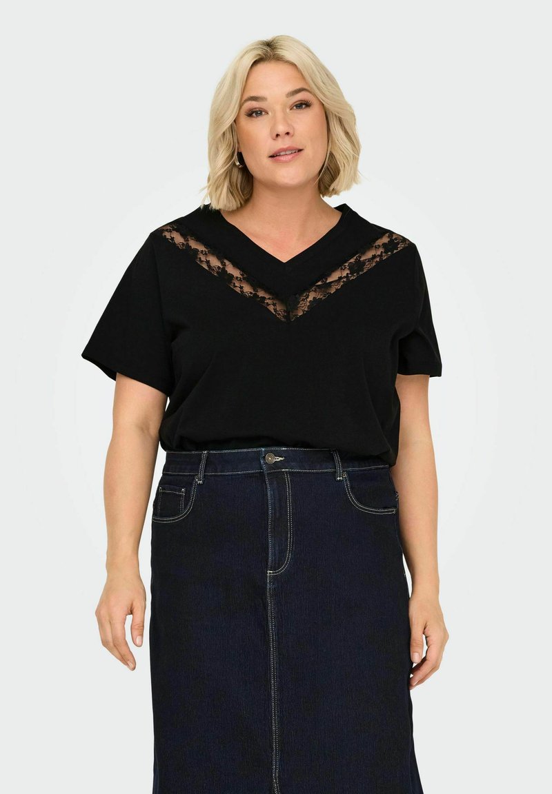 ONLY Carmakoma - Print T-shirt - black, Enlarge