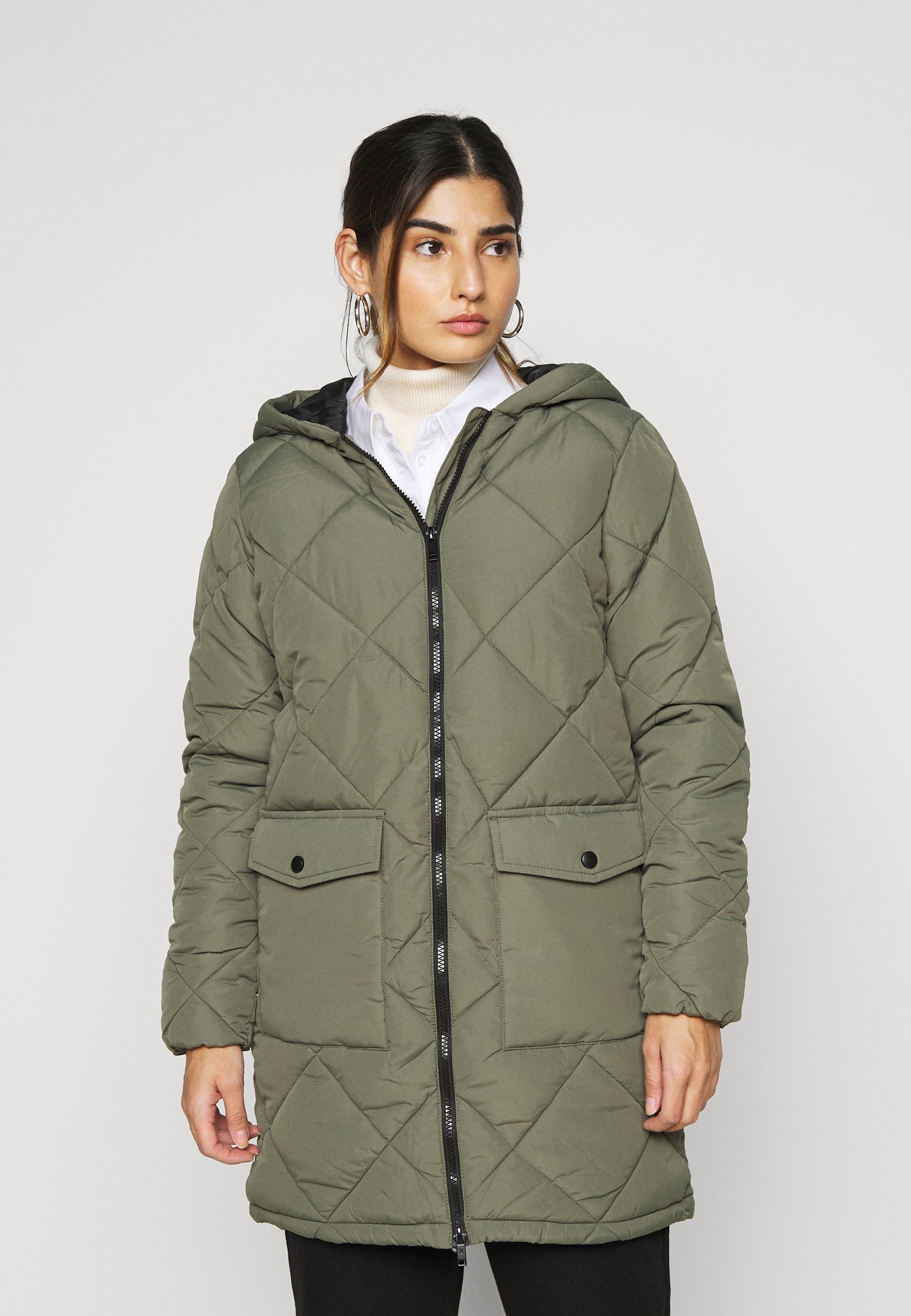 petite olive green jacket