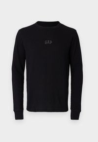 LOGO WAFFLE CREW - Džemper - black
