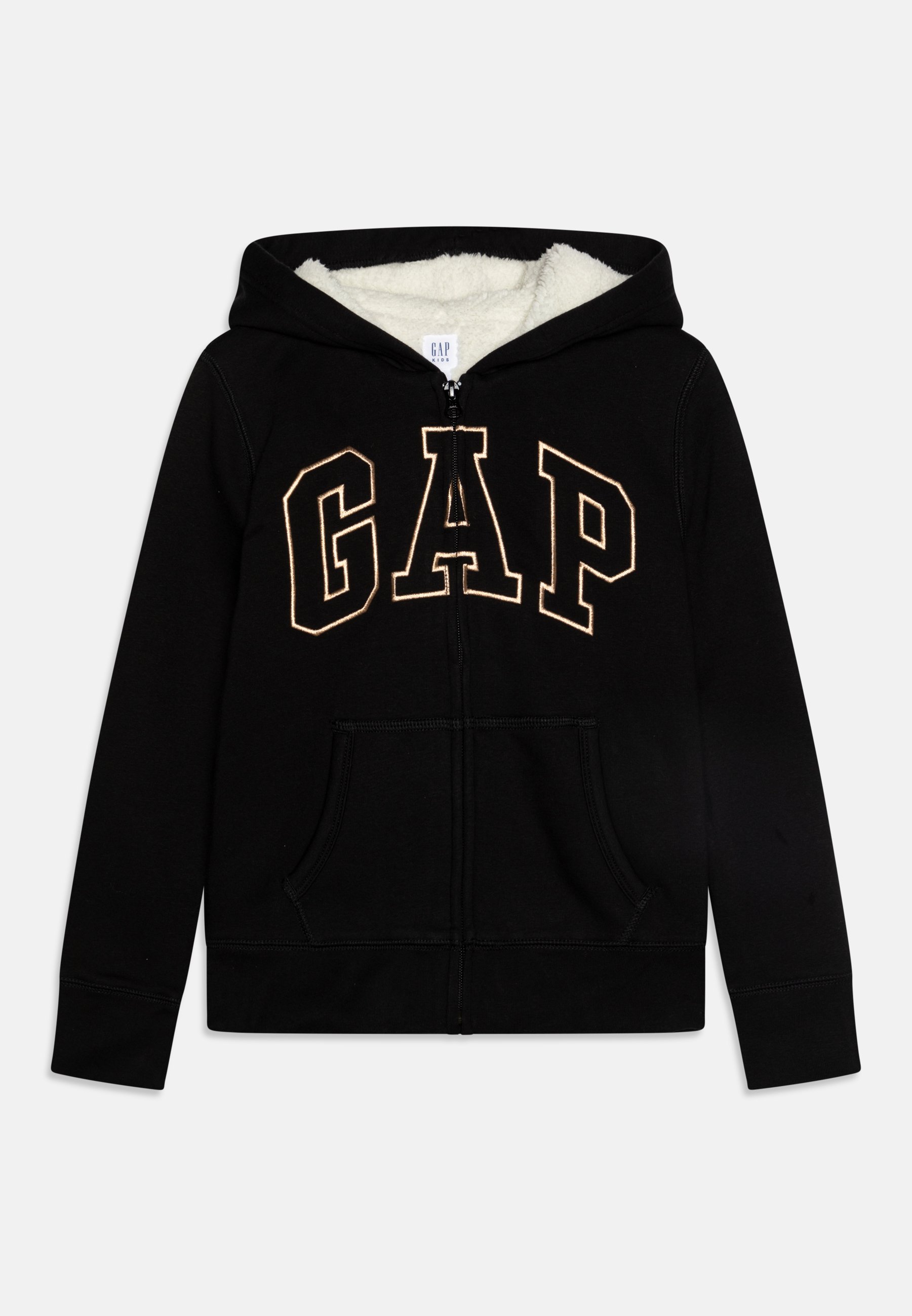 GAP LOGO GIRLS Zip-up sweatshirt true black/black