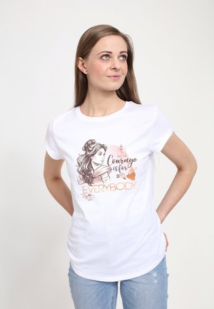 Henry Tiger BEAUTY AND THE BEAST EVERYONE COURAGE - T-shirt z nadrukiem
