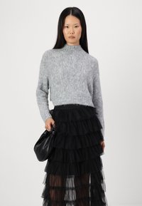 Aware VMMARS HIGH NECK CROPPED - Vesta - light grey