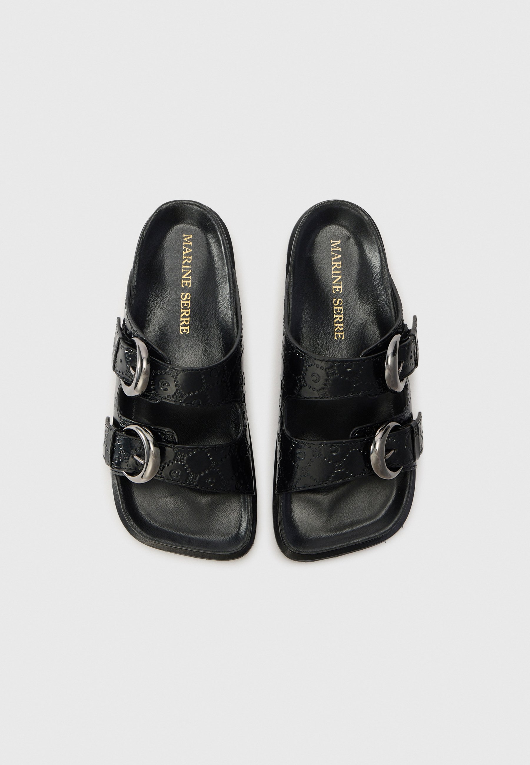 MARINE SERRE LIZARD - Slippers - anthracite - Zalando.co.uk