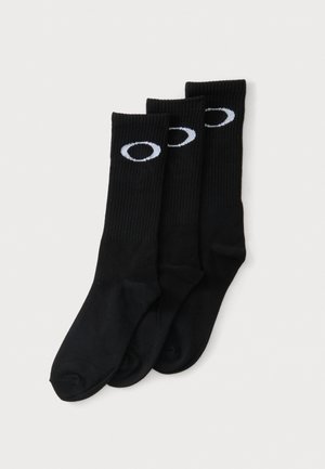Oakley, ELLIPSE UNISEX 3 PACK - Αθλητικές κάλτσες - black