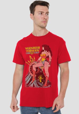 Cotton Soul, JLA ARMAMENT - T-Shirt print - red