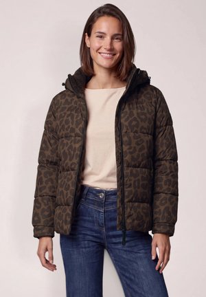 Cecil, STEPPJACKE MIT KAPUZE UND REISSVERSCHLUSS - Veste d'hiver - dark toffee brown