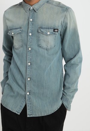 Overhemd - stone blue denim