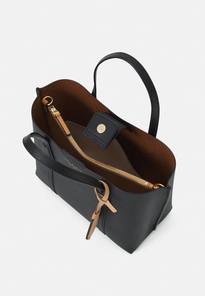 Tory Burch PERRY SMALL TRIPLE COMPARTMENT TOTE - Käekott - black