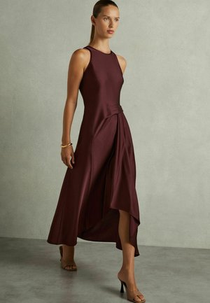 REGULAR FIT - MICAH DRAPE TUCK - Îmbrăcăminte de ocazie - burgundy