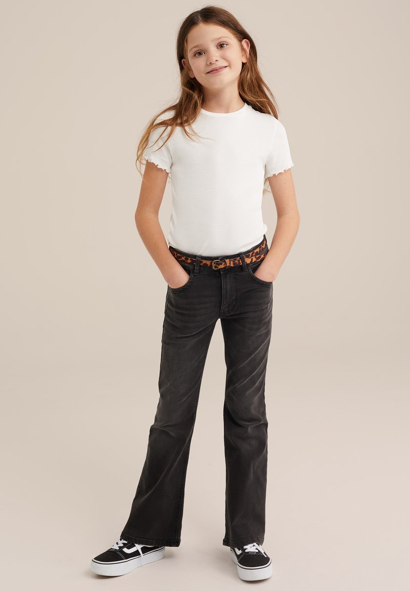WE Fashion - MET STRUCTUUR - Tricou cu imprimeu - white, Extindeți