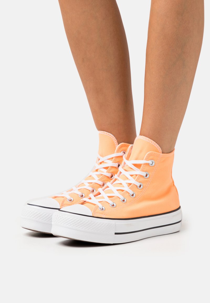 Converse CHUCK TAYLOR ALL STAR LIFT PLATFORM SEASONAL COLOR Sneaker high peach beam/black
