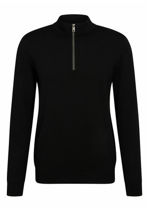 Basic New Merino Halfzip - Maglione - black