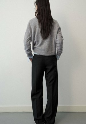 Mango, ADULT - Pullover - mottled dark grey