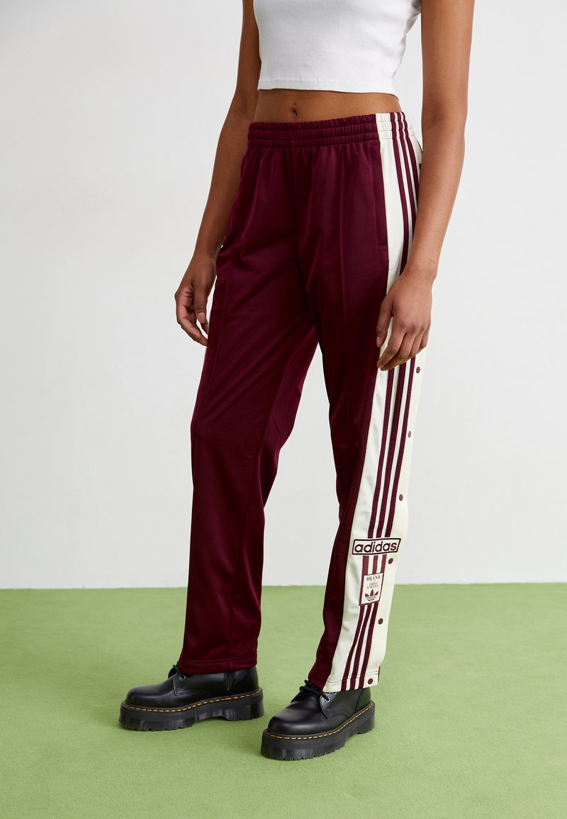 adidas Originals - BREAK  - Tracksuit bottoms - maroon/cream white, Enlarge