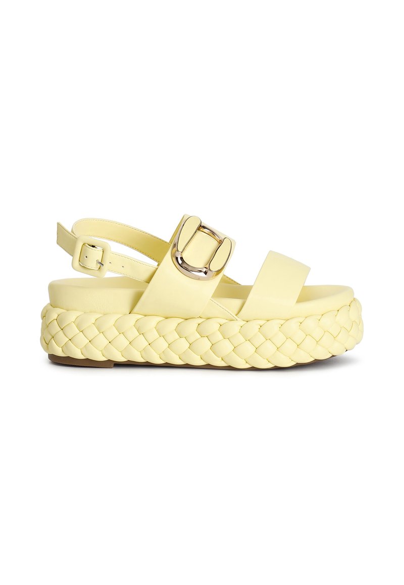 CAFèNOIR Platform sandals - yellow