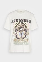 Sophie Schnoor crew neck print t shirt - white