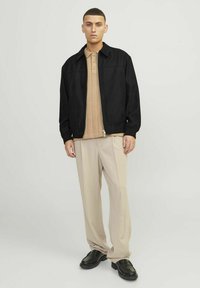 Jack & Jones PREMIUM Dirbtinės odos striukė - black