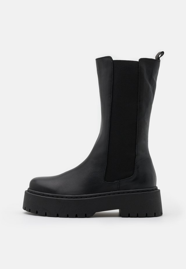 BIADEB - Stivali con plateau - black