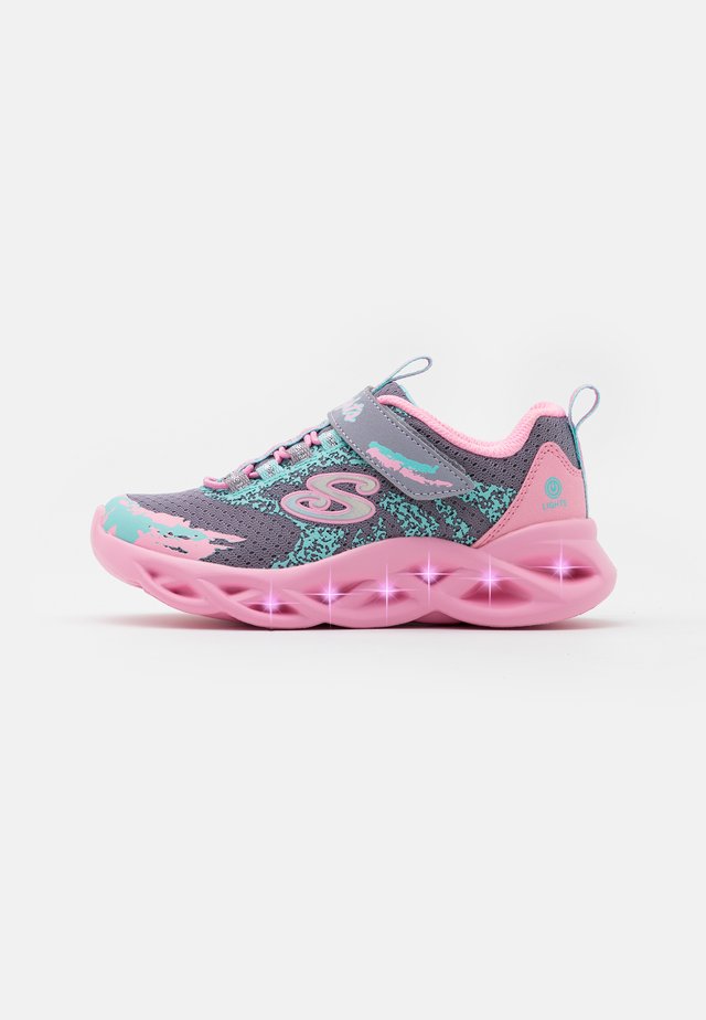 TWISTY BRIGHTS - Joggesko - gray/pink