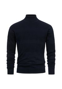 FISKER ROLL NECK - Strikkegenser - sky captain