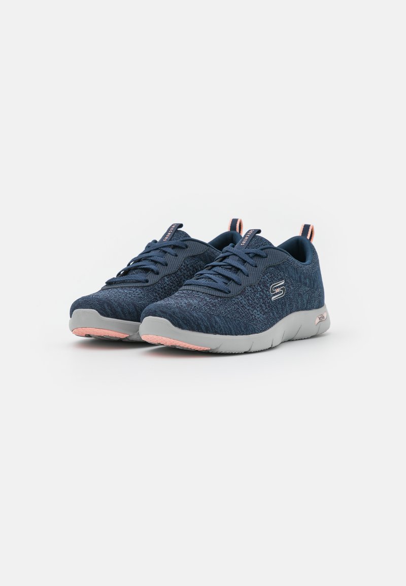 Skechers ARCH FIT - Sneakers - navy/gray/pink/blå - Zalando.dk