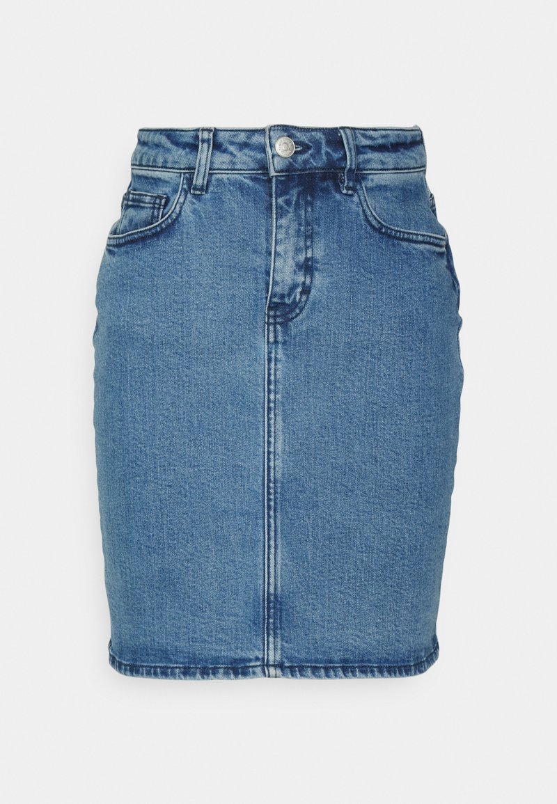 KnowledgeCotton Apparel Jeansrok lichtblauw