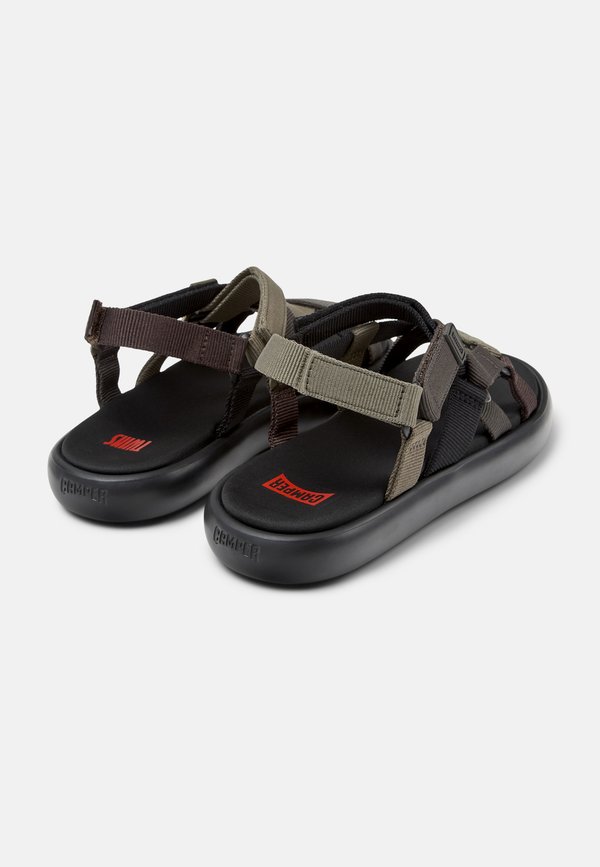 FLOTA  - Platform sandals - grün schwarz3