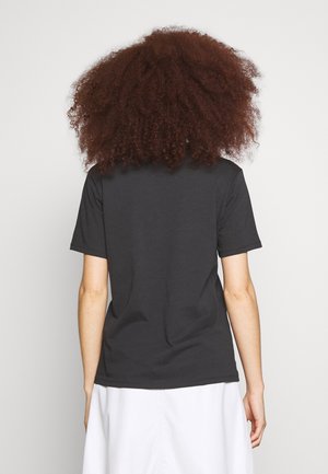 T-shirt med print - black