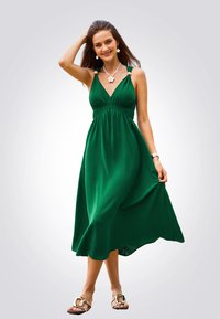 Cupshe ELEGANT V-NECK MIDI - Cocktailkleid/festliches Kleid - evergreen