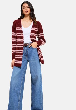 CHUNKY LONGLINE - Gilet - stripe