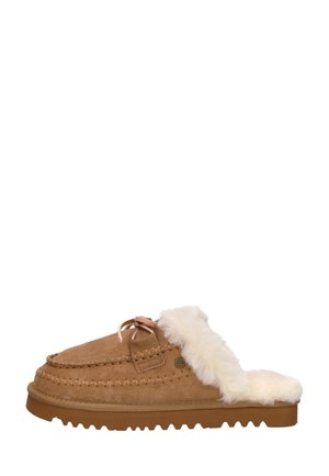 Pantoffels - cognac