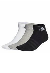 Unselected, medium grey heather/white/black