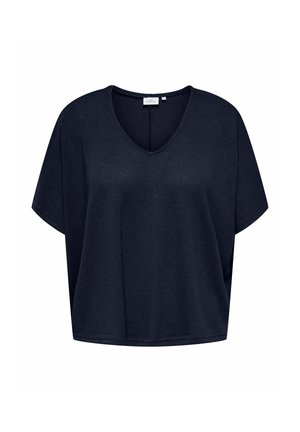 ONLY Carmakoma, TOP CARTAMMI TOP - T-Shirt basic - night sky