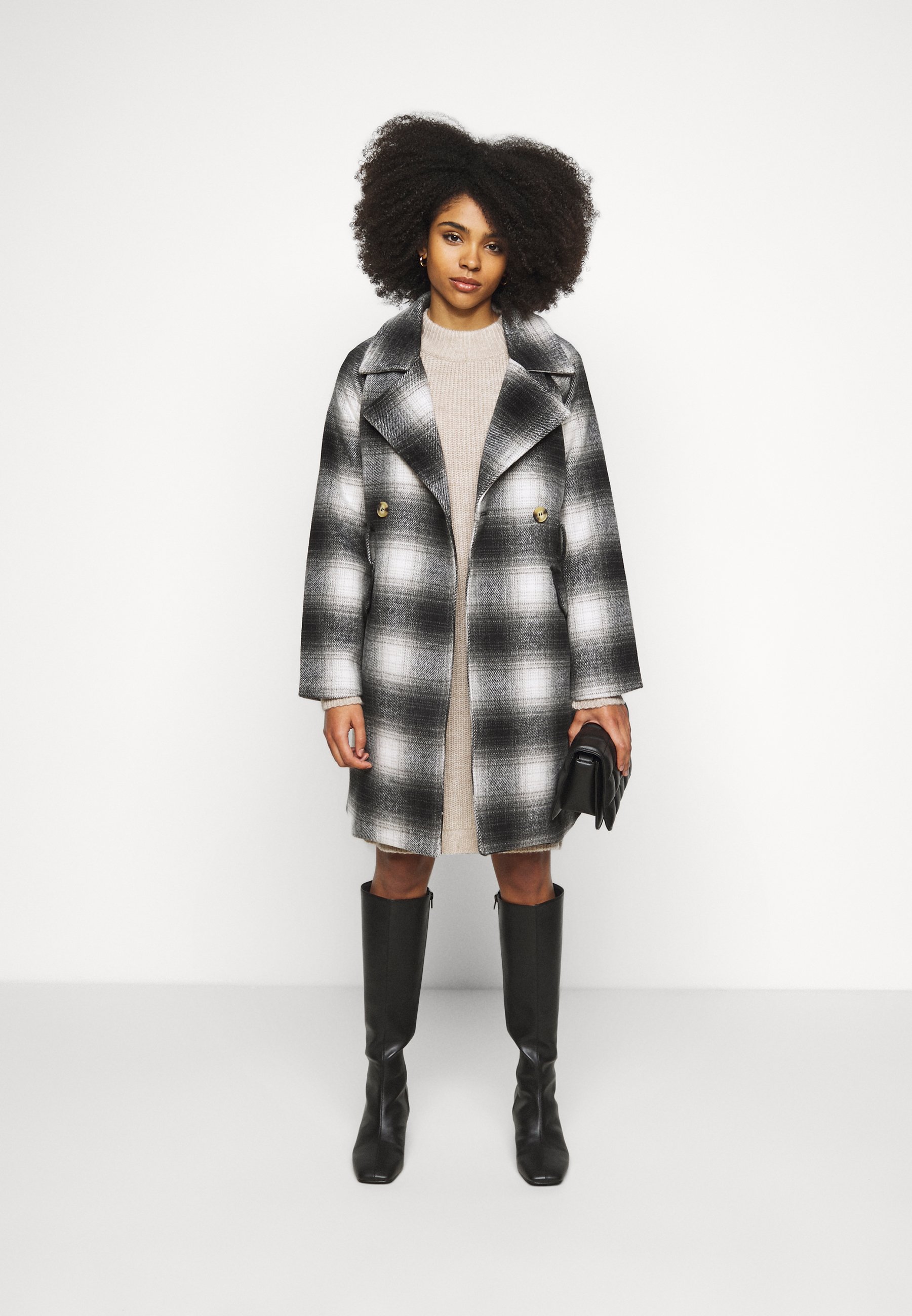 Pieces Petite PCSIENA COAT Kappa rock whitecap gray Köp Pieces PCSIGRID COAT Whitecap Gray | Jackor