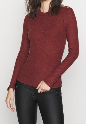 Pullover - dark red