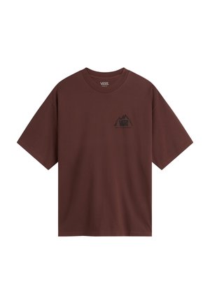 Vans MTE CRESTLINE - Camiseta estampada - bitter chocolate