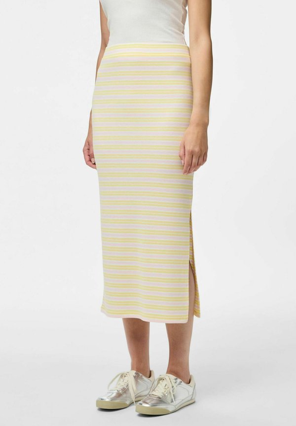 MIDDELLANGE - Bleistiftrock - pale banana