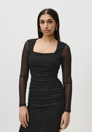 BLANCA DRESS - Juhlamekko - black/white