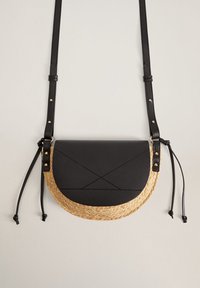 Mango Borsa a tracolla - black