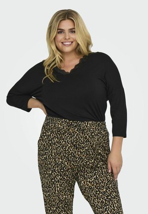 ONLY Carmakoma CARMALLE - Long sleeved top - black