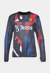 MANCHESTER UNITED PRE MATCH - Article de supporter d'équipe de club - black/red/off white/team coll burgundy