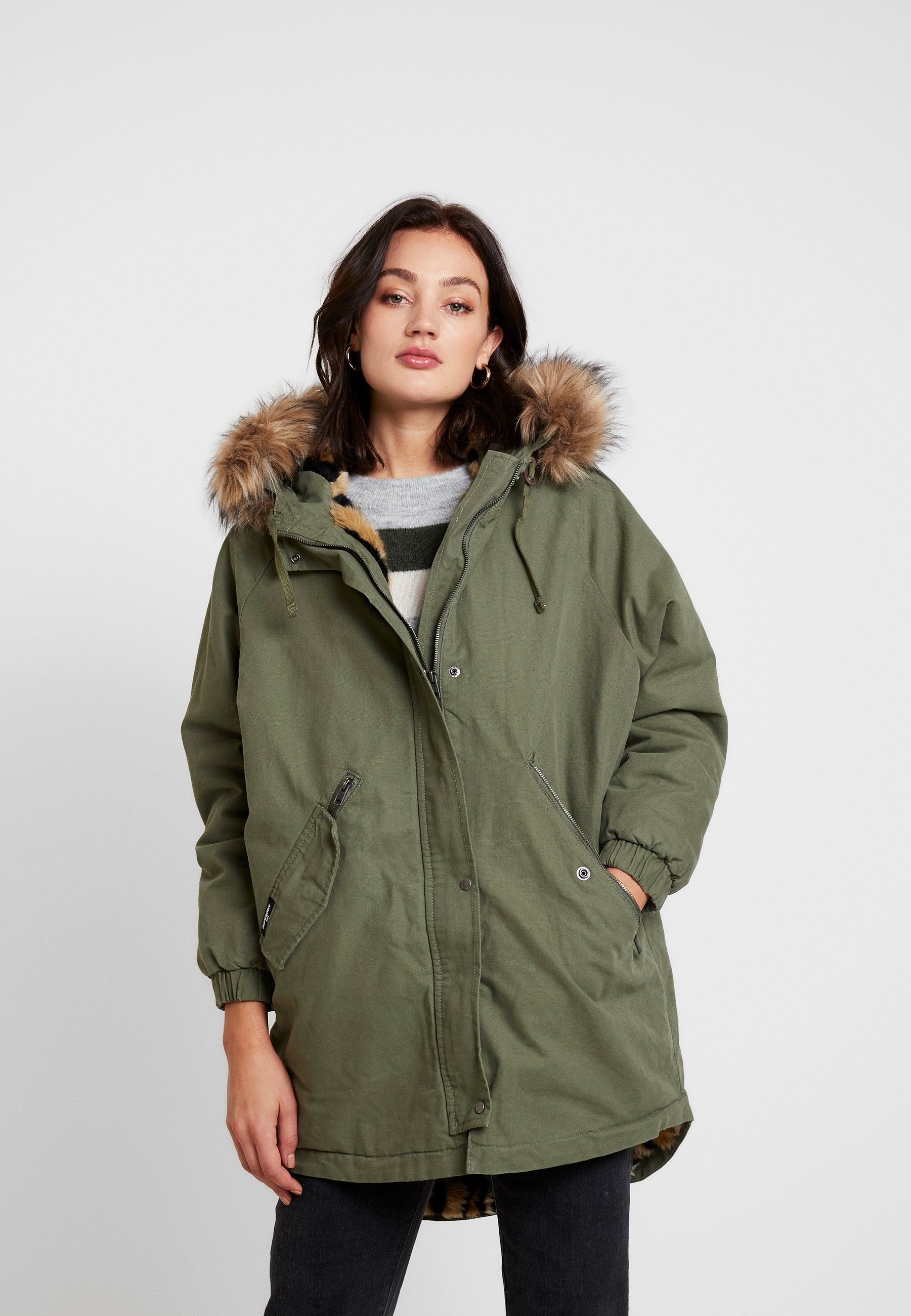 Superdry Lucy Rookie Parka Khaki Zalando De