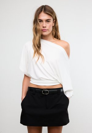 Stradivarius BATWING SLEEVE  - T-shirt basic - white