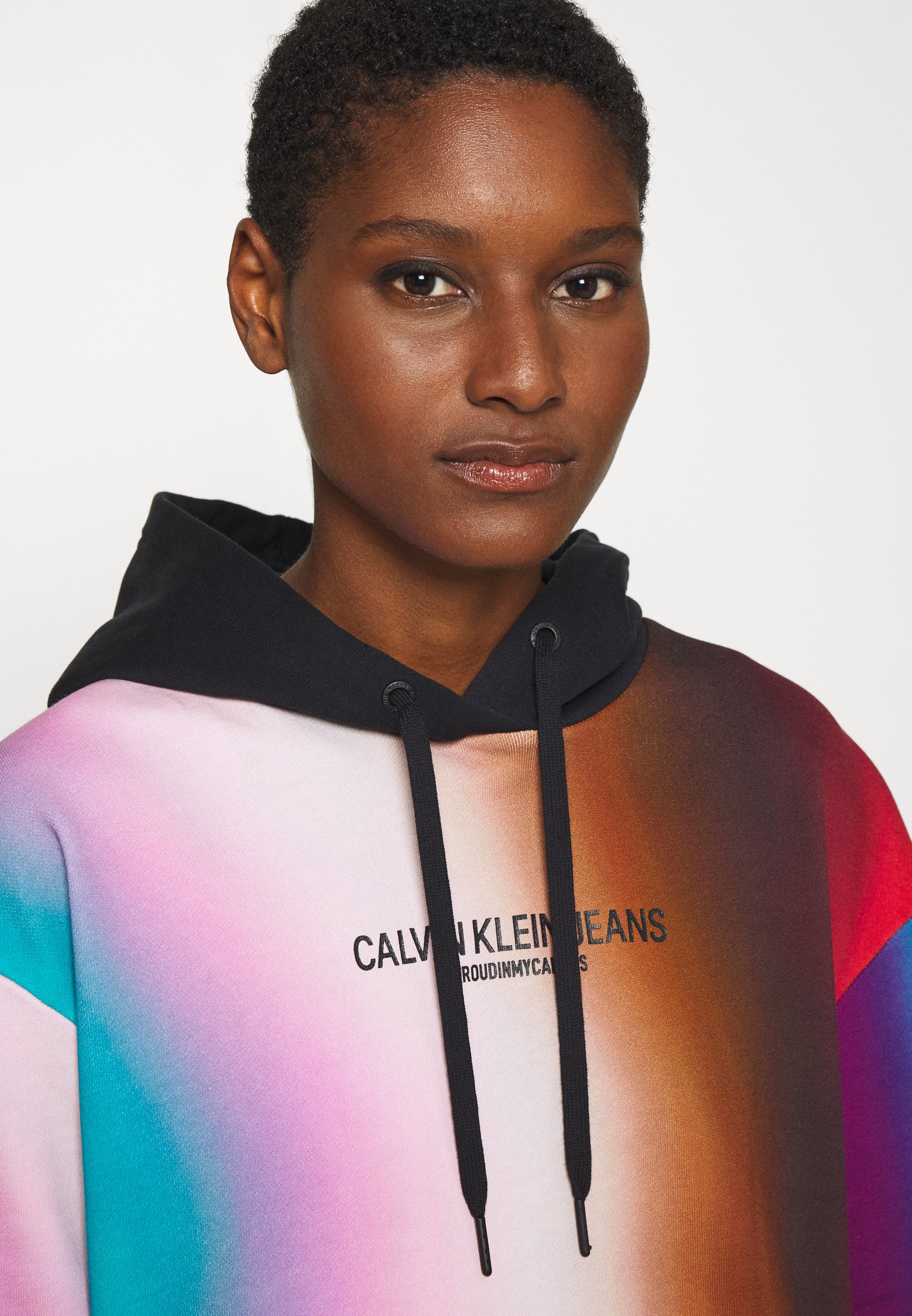 calvin klein rainbow hoodie