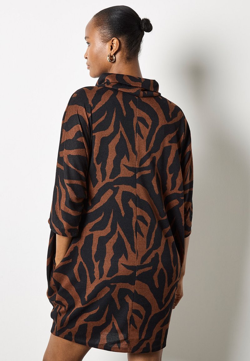 orange and black animal print dress New Tiger Print Bengal Orange Black Animal Pattern Sleeveless Dress elegant women's dresses sale Fe