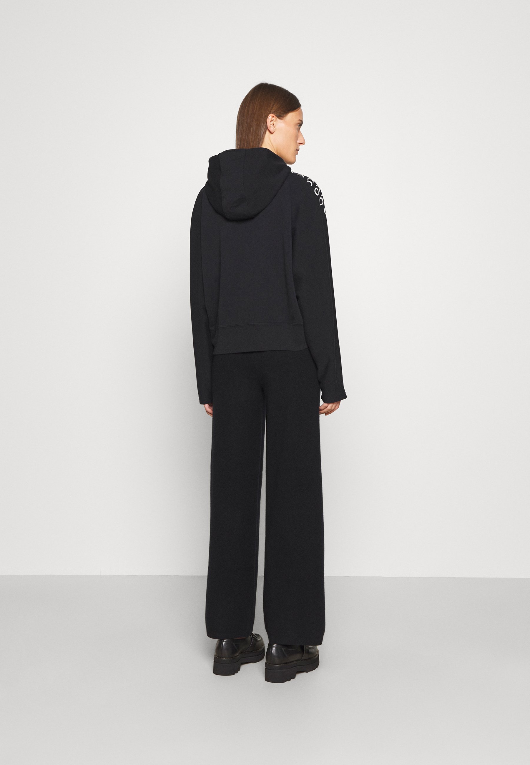 Pinko ALTAGUARDIA GIUBBINO FELPA - Užtrauktuku užsegamas treningas -  black/juoda - Zalando.lt