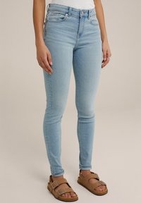 WE Fashion - BLUE RIDGE - Oprijete (skinny) kavbojke - blue Miniaturna slika 1