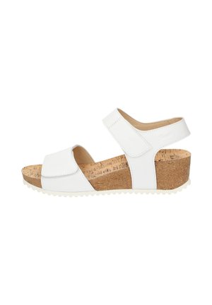 YAGMUR - Wedge sandals - weiß