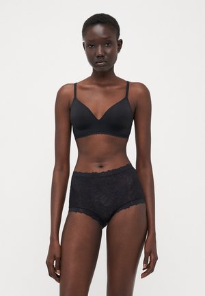 BRIEF HIGH BLENDA 3 PACK - Culotte - black